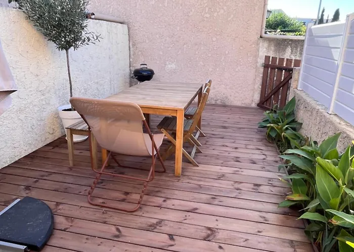 Maison 2 Chambres, Clim, Exterieur Barbecue Parking Gratuit